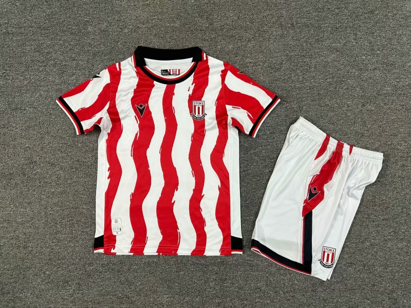 Stoke City home kid 25-26