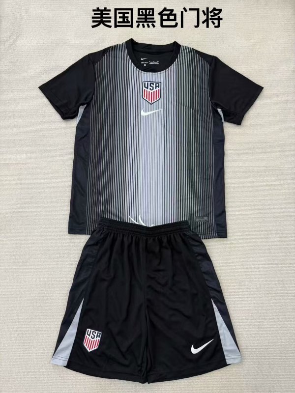 U.S.A goalkeeper black kid adult 25-226