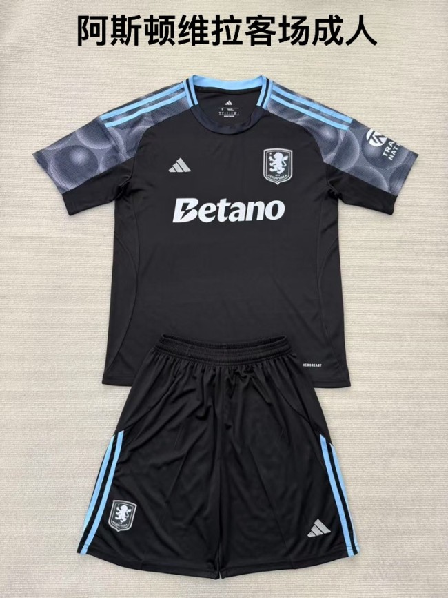 Aston Villa away adult with shorts 25-26