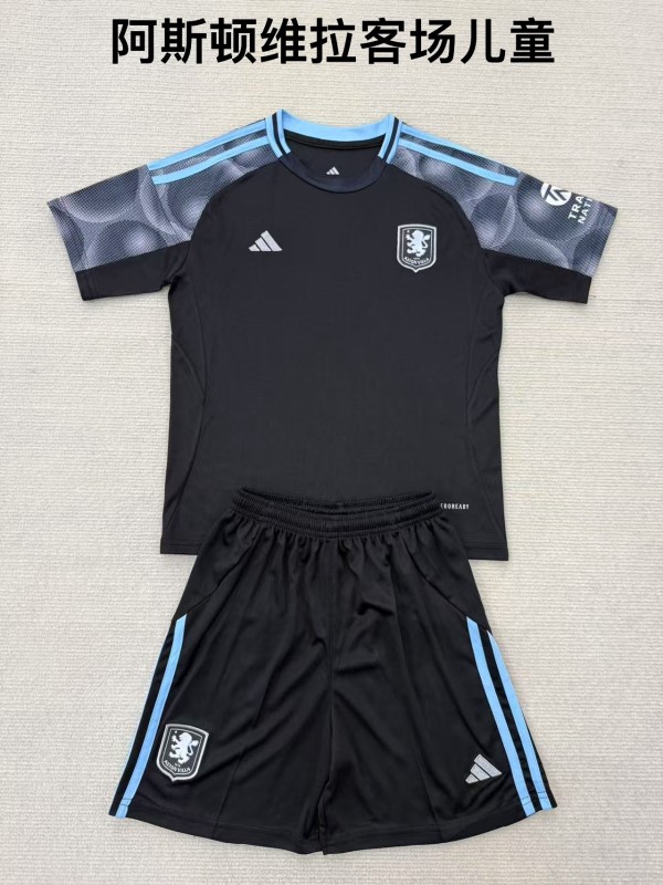 Aston Villa away kid 25-26