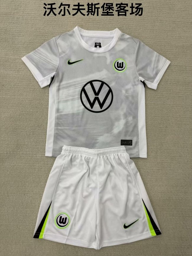 VfL Wolfsburg away kid adult 25-26