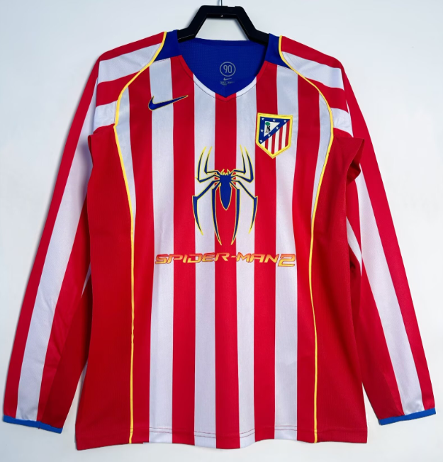 Atletico Madrid 04-05 home long sleeve #811