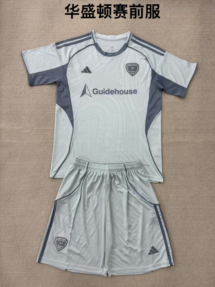 D.C. United Pre match uniform kid adults with shorts 25-26 MLS