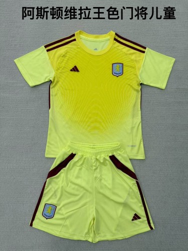 Aston Villa goalkeeper yellow kid 25-26
