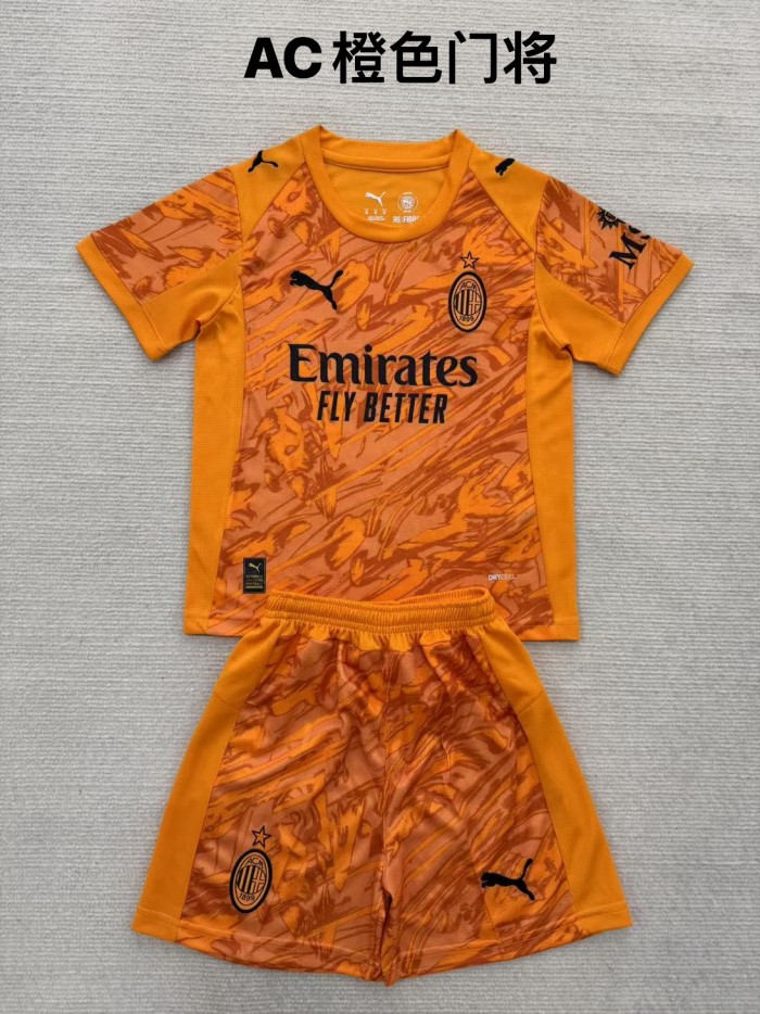 AC Milan orange goalkeeper kid adult 25-26