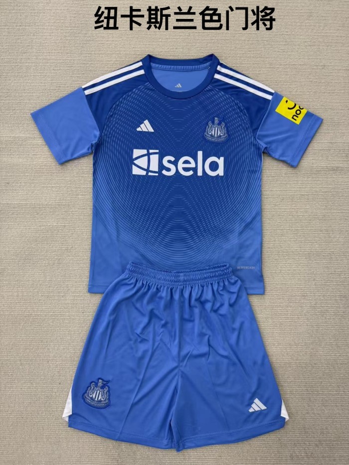 Newcastle United goalkeeper blue kid adult 25-26