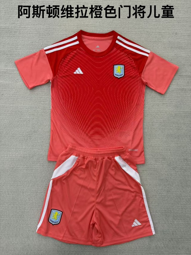 Aston Villa goalkeeper orange kid 25-26