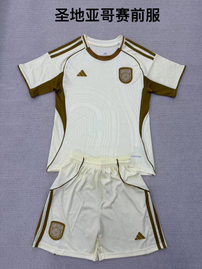 San Diego FC Pre match uniform kid adult 25-26