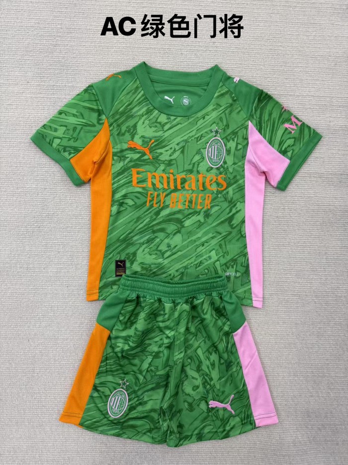 AC Milan green goalkeeper kid adult 25-26