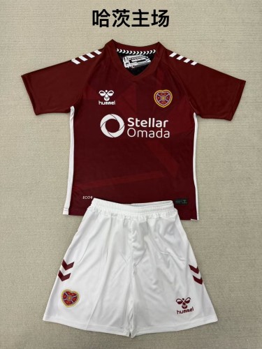  Heart of Midlothian F.C home kid adult 25-26