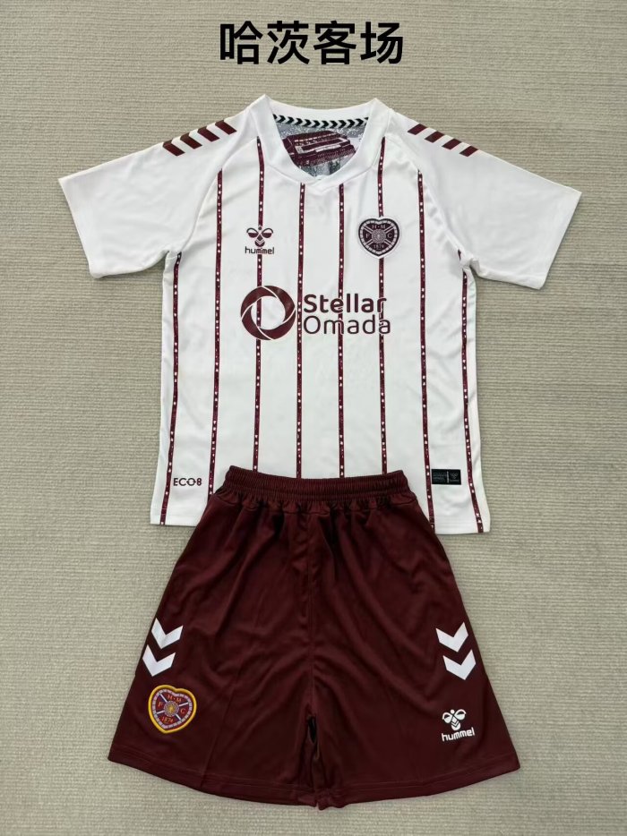 Heart of Midlothian F.C. away kid adult 25-26