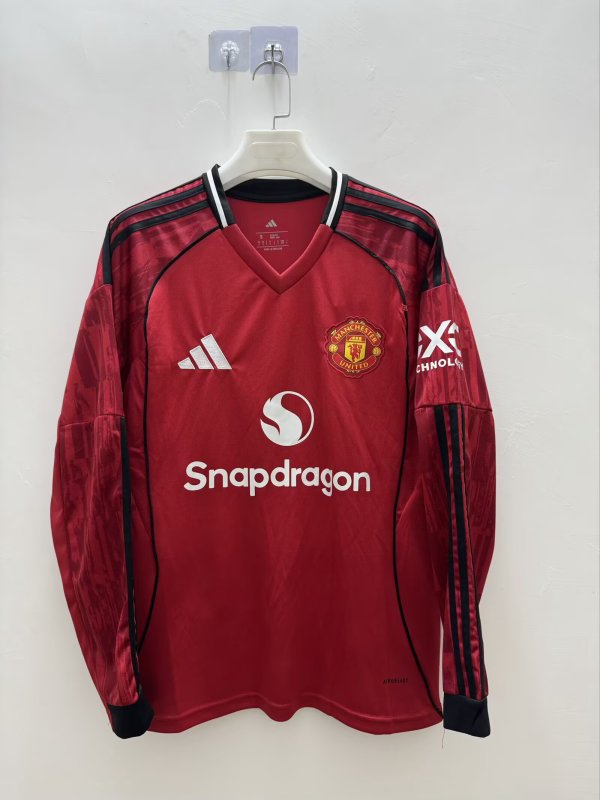Manchester United home 25-26 long sleeve