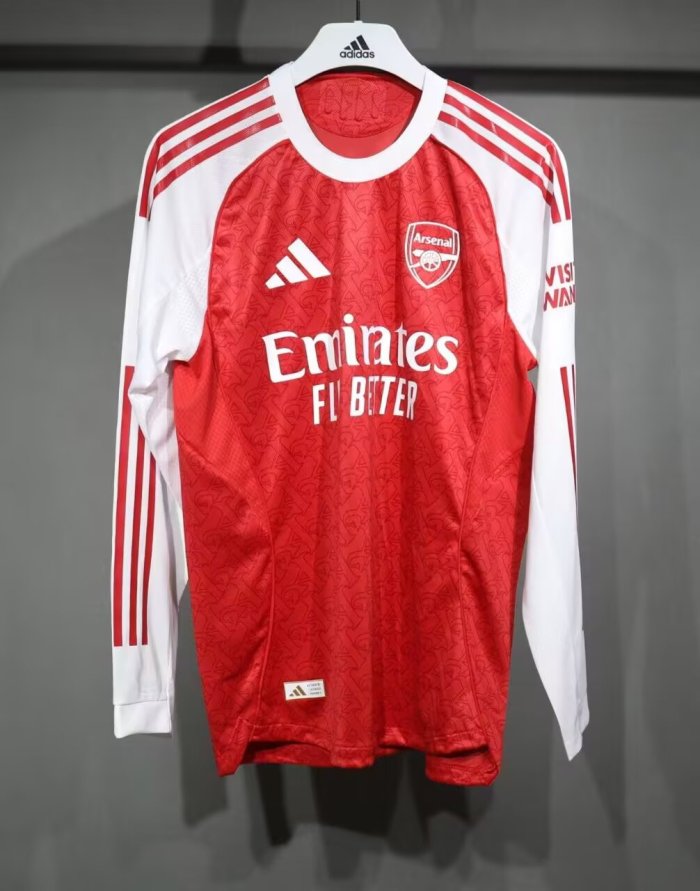 Arsenal home long sleeve 25-26 player version