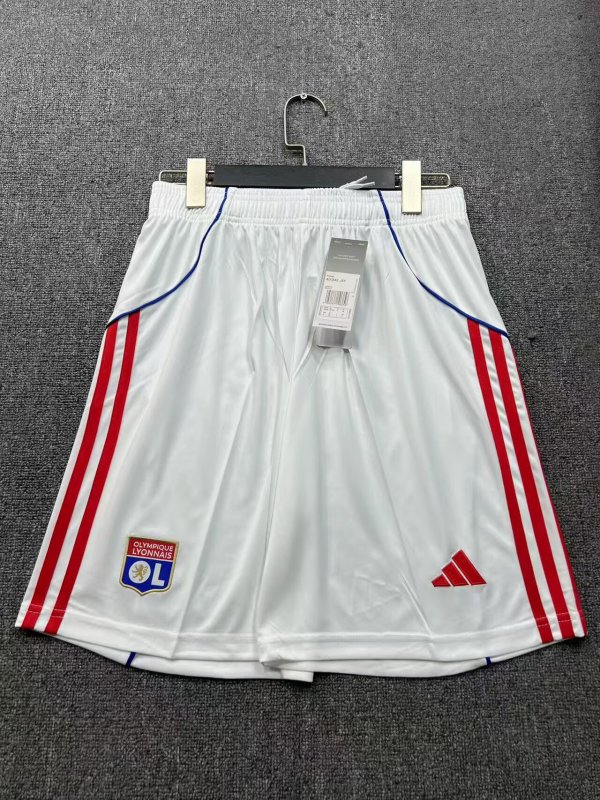Olympique lyonnais home shorts 25-26