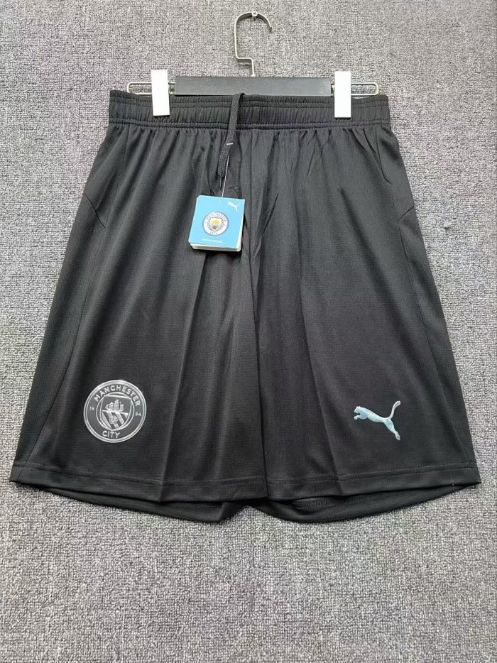Manchester City away black shorts 25-26 