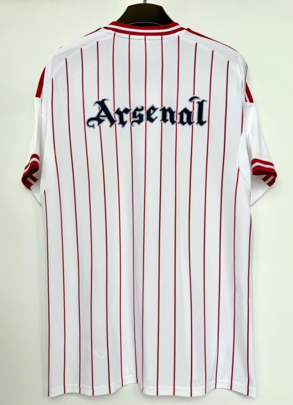 Arsenal baseball uniform whtie S-4XL 25-26