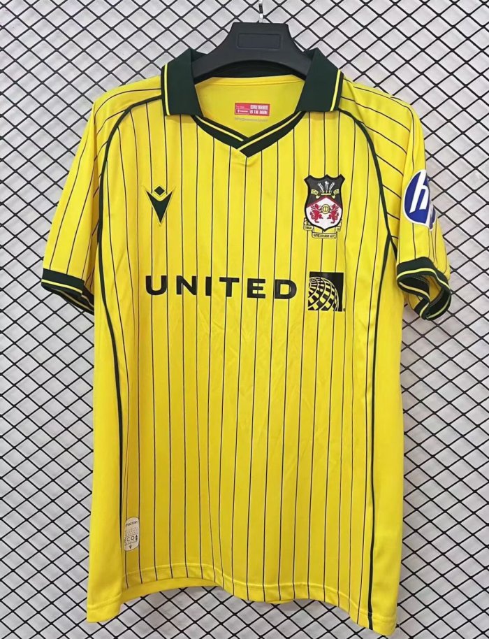 Wrexham away yellow S-4XL 25-26
