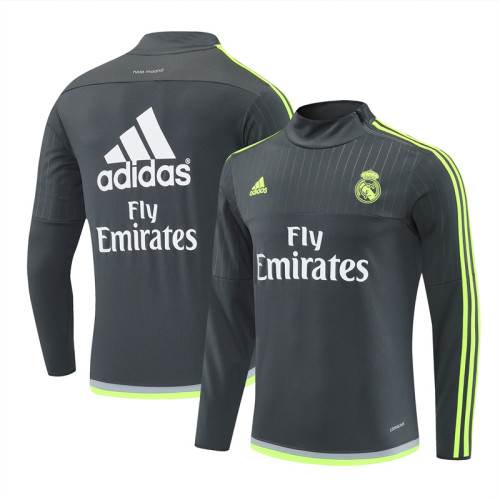 Real Madrid tracksuit 15-16 grey