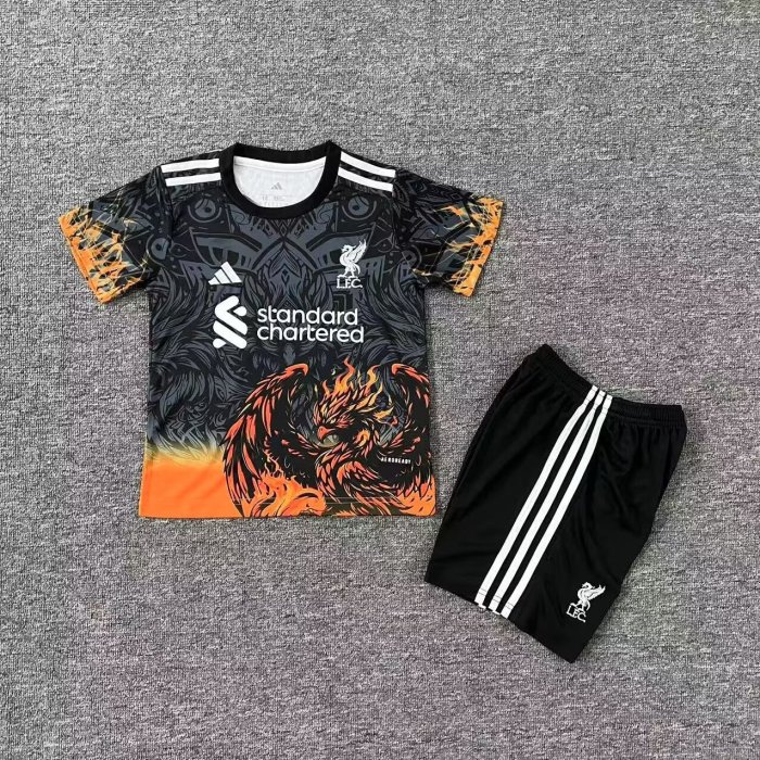 LFC black orange kid 25-26