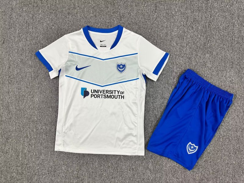 Portsmouth F.C. away kid adult with shorts 25-26