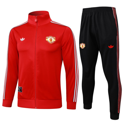 Manchester united jacket red kid adult 25-26 #A2528#E2555