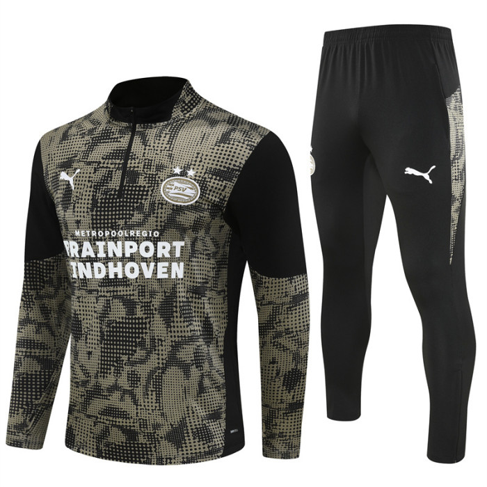 PSV Eindhoven tracksuit camouflage grey kid adult 25-26
