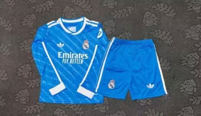 Real Madrid third kid 25-26 long sleeve