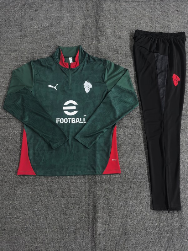 AC Milan tracksuit green kid adult 25-26
