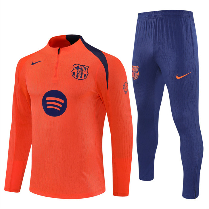 Barcelona tracksuit orange kid adult 25-26 player version