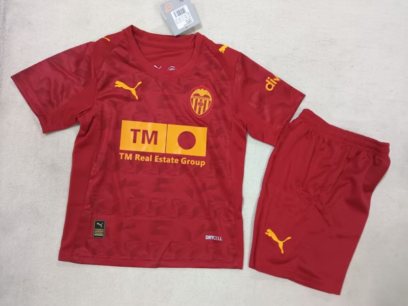 Valencia CF third kid adult with shorts 25-26