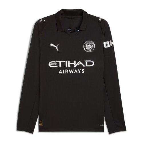Manchester City away black 25-26 long sleeve