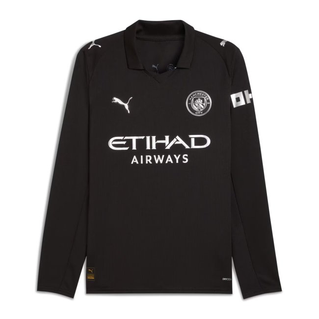 Manchester City away black 25-26 long sleeve