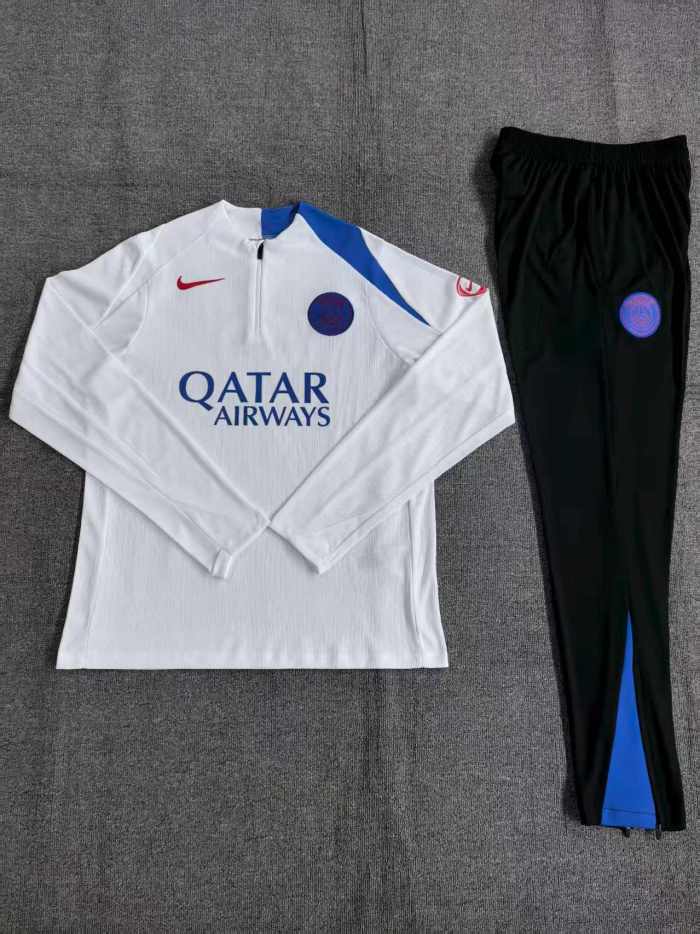 Paris Saint-Germain tracksuit T90 white kid adult 25-26 player version