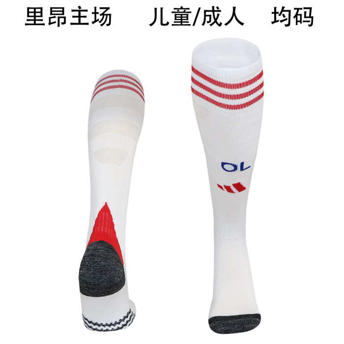 Olympique lyonnais home sock 25-26
