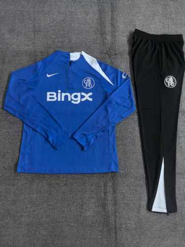 Chelsea tracksuit T90 blue kid adult 25-26 player version