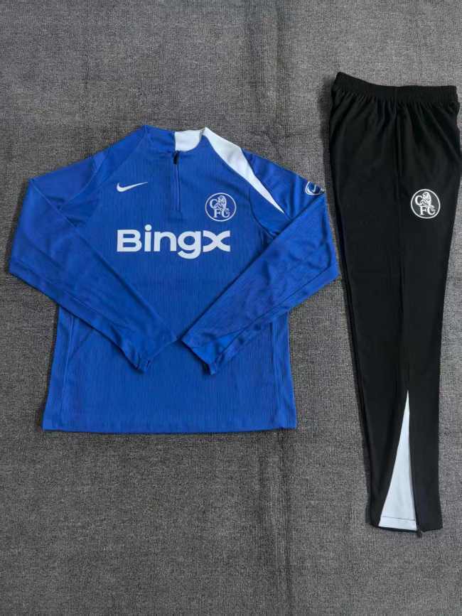 Chelsea tracksuit T90 blue kid adult 25-26 player version