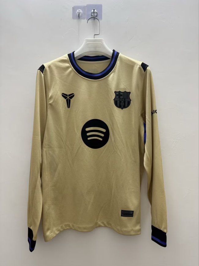 Barcelona away S-4XL 25-26 long sleeve