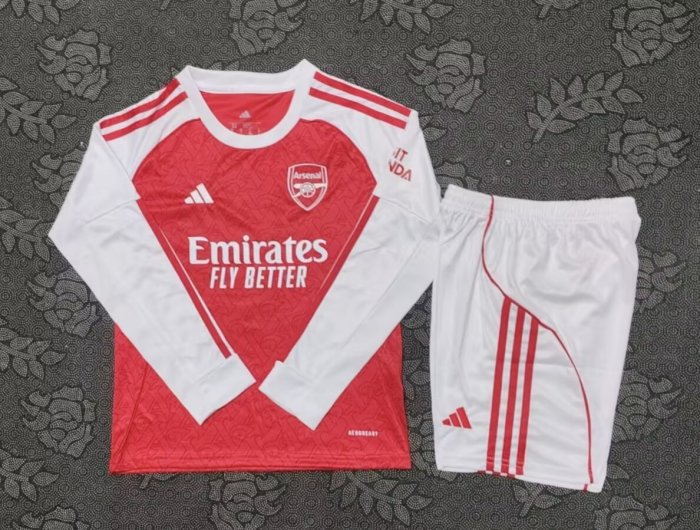 Arsenal home kid 25-26 long sleeve