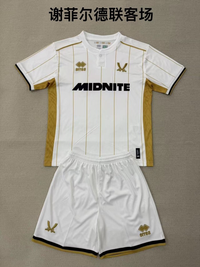 Sheffield United away kid adult with shorts 25-26