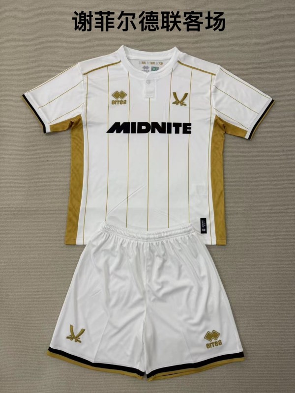 Sheffield United away kid adult with shorts 25-26
