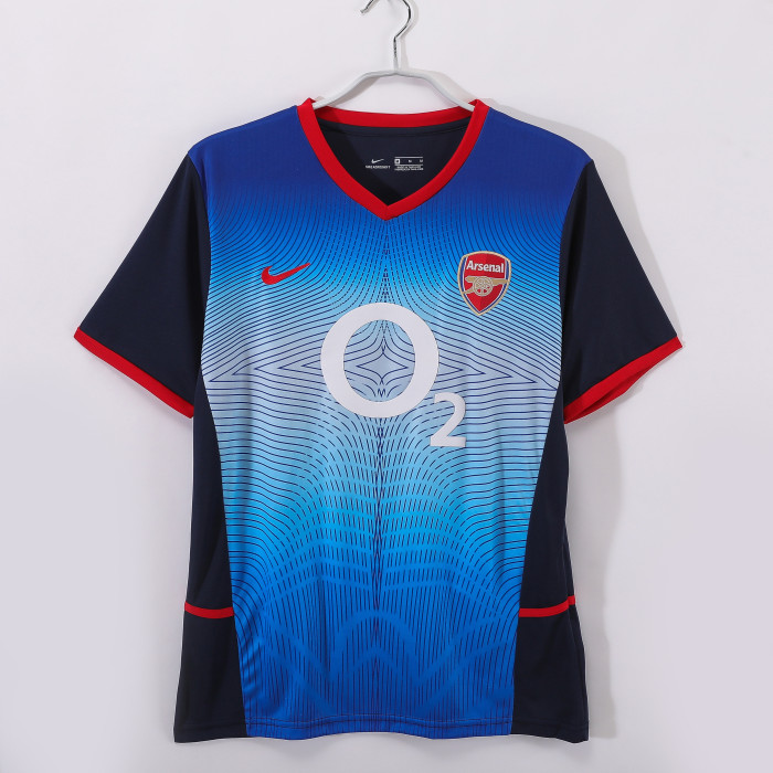 Arsenal 2002-2004 away blue retro