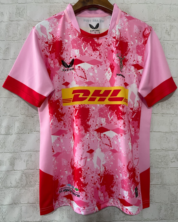 Harlequins rugby S-5XL 25-26 pink