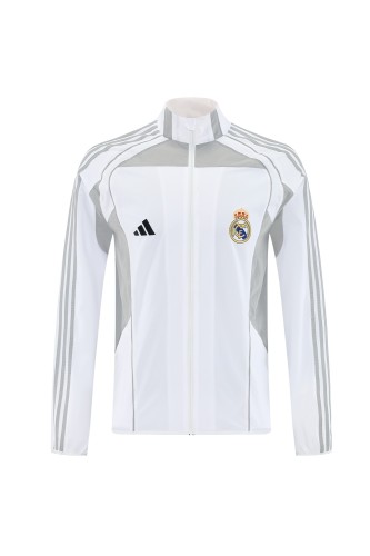 Real Madrid windbreaker white S-3XL 25-26