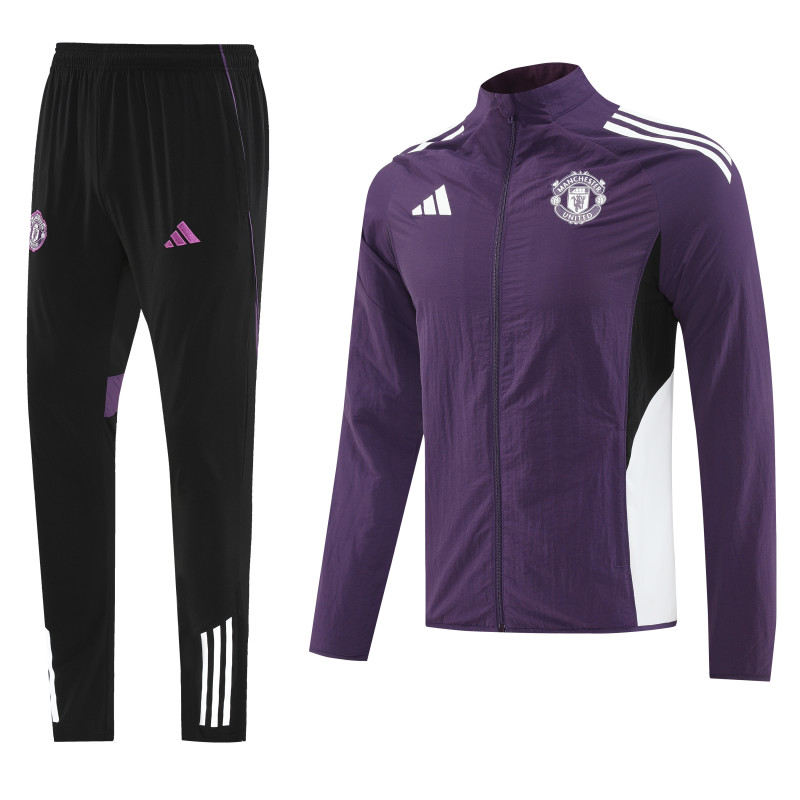 Manchester United windbreaker purple S-3XL 25-26