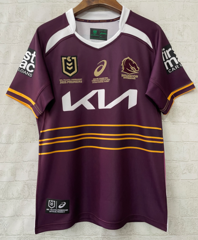 Broncos champion version home S-5XL 25-26 NRL