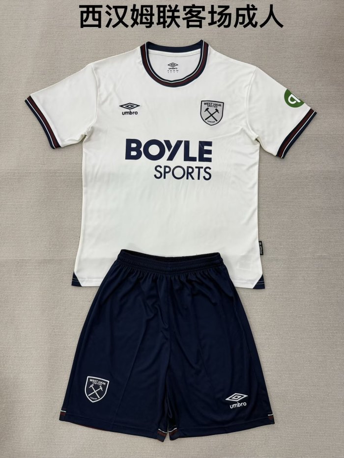 West Ham United away kid adult 25-26