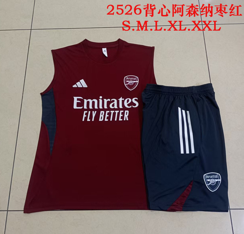 Arsenal vest red with shorts 25-26 #D25245