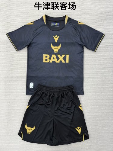 Oxford United F.C. away kid adult with shorts 25-26
