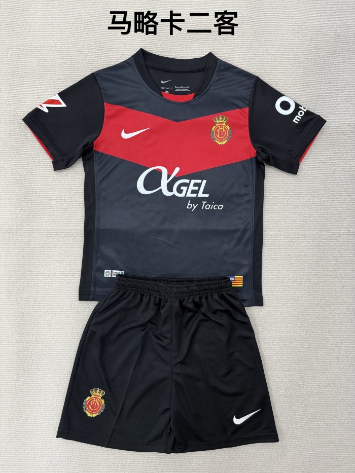 RCD Mallorca third  kid adult with shorts 25-26