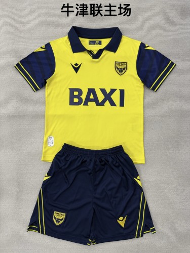 Oxford United F.C. home kid adult with shorts 25-26